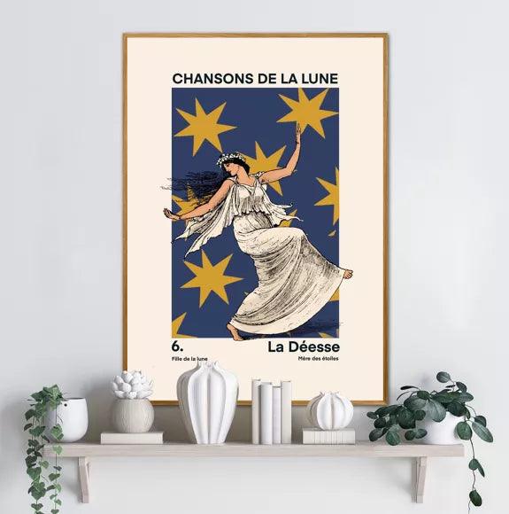 Moon Dance Moon Goddess Print.